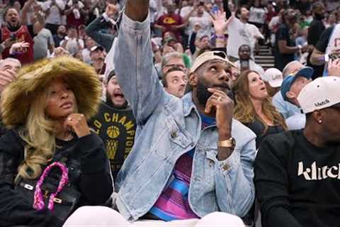 Cleveland welcomes LeBron James in Game 4 ❤️