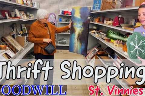 Goodwill Haul | Thrift Shopping | St. Vinnies Thrift Vlog | Home Decor #youtube