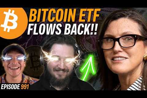 BREAKING: Record Bitcoin ETF Inflows $133 million | EP 991
