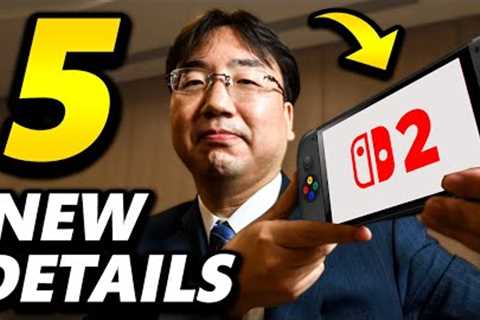 5 NEW OFFICIAL Switch 2 Details from Nintendo President