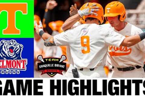 #1 Tennessee vs Belmont Highlights | NCAA Baseball Highlights | 2024 College Baseball