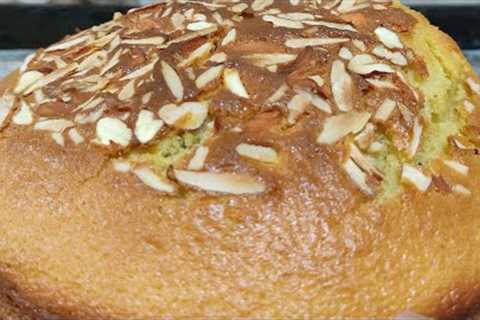 Making spongy and tasty cake in Panasonic microwave oven