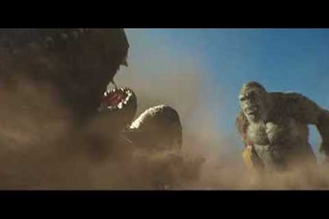 Godzilla and Kong in Egypt full scene