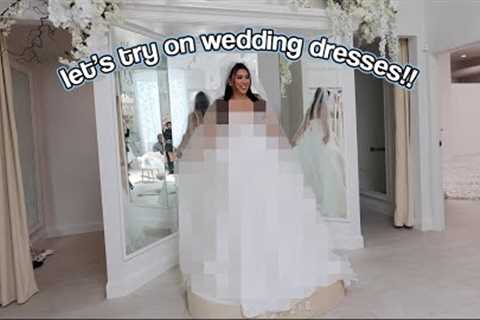 LET'S TRY ON WEDDING DRESSES!! + Body Insecurity Chit Chat