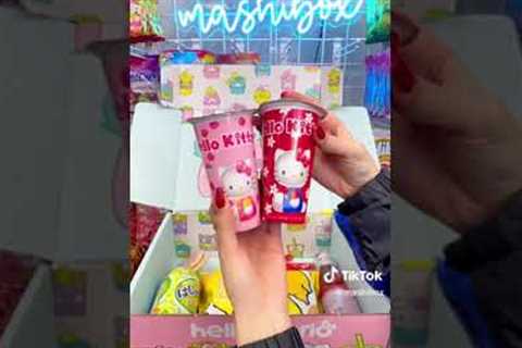 Unboxing a Sanrio Mystery Snack Box #shorts