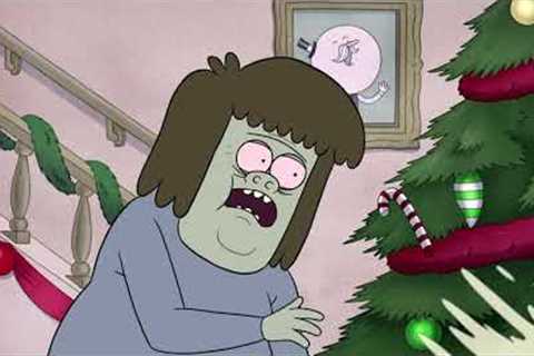 Regular Show - Muscle Man Opens His Gift | White Elephant Gift Exchange