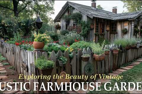 Bringing the Countryside Home: Rustic Farmhouse Garden Ideas
