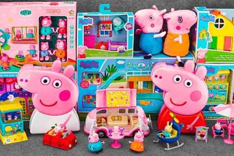 Peppa Pig Toys Unboxing Asmr | 80 Minutes Asmr Unboxing With Peppa Pig ReVew  | Family Home Playset