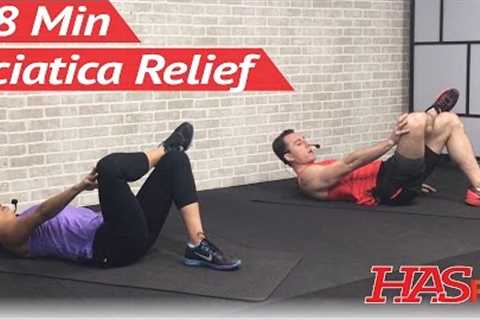 18 Min Sciatica Exercises for Leg Pain Relief - Sciatica Relief &amp; Treatment for Sciatic Nerve..