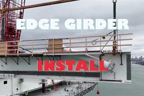 Edge Girder Install | Gordie Howe International Bridge