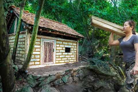 5 Days of building a survival shelter, Food running out/ Multi-day Survival Trip, Part 2
