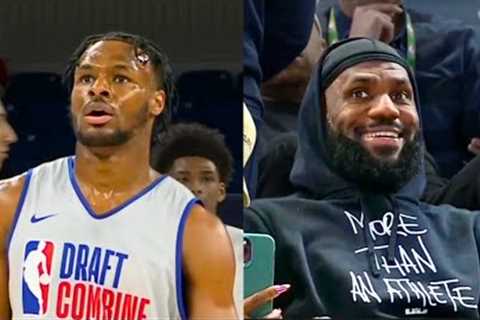 Bronny James Second NBA Draft Combine Scrimmage In Front Of LeBron 🔥 l Highlights l May 16, 2024
