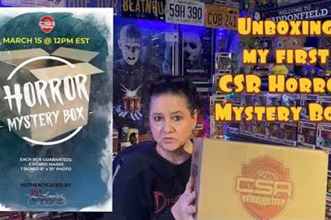 Unboxing my first CSR Collectibles Horror Mystery Box