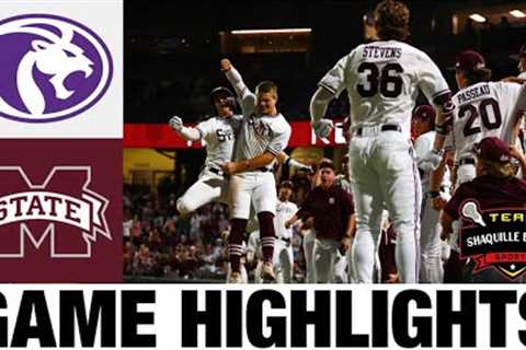 #16 Mississippi State vs North Alabama Highlights | NCAA Baseball Highlights |2024 College Baseball