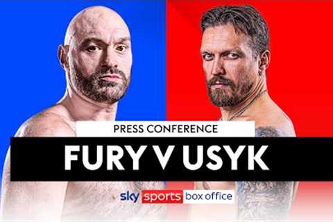 TYSON FURY VS OLEKSANDR USYK! | Live Press Conference