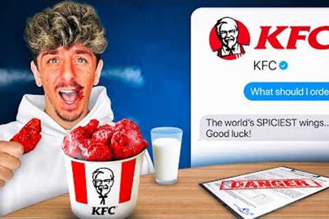 DM'ing 100 Fast Food Companies to Control What I Eat