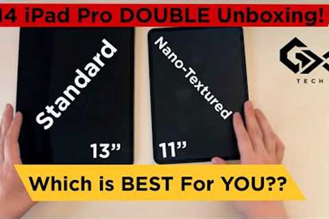 M4 iPad Pro! 13” AND 11” With Accessories - Unboxing and First Impressions!