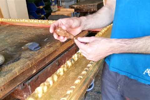 How to make a picture frame look antique (EXPLANATION of the 1st STEP OF THE AGING PROCESS)