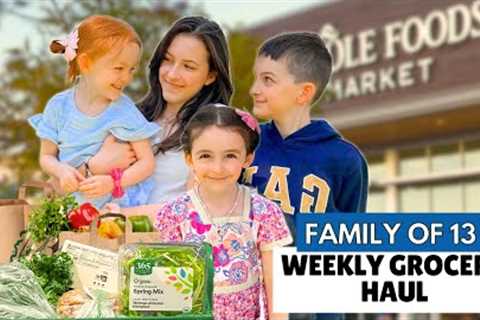 BIG Family GROCERY Haul: Shopping For 11 KIDS At Whole Foods