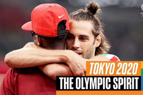 True Olympic Spirit Moments at #Tokyo2020