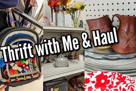 RELAXING GOODWILL THRIFT WITH ME+MY HAUL | THRIFTING IN 2024
