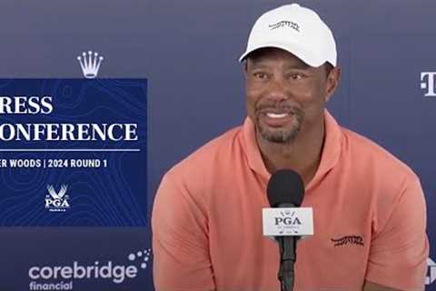 Tiger Woods Press Conference | 2024 PGA Championship Round 1