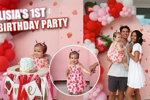 ElISIA'S 1ST BIRTHDAY PARTY!! preparing, setting up & opening gifts