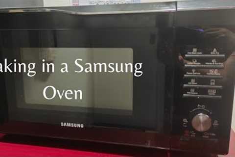 How to Bake Cake in Microwave Convection Samsung Oven/How to make Cake in Samsung Oven