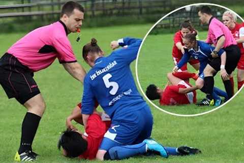 Crazy Fights &amp; Dirty Plays in Women's Football 2023