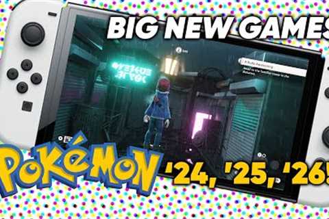MASSIVE Pokemon Nintendo Switch Leaks: 3 Years Worth of Games! + New Switch Online Releases!