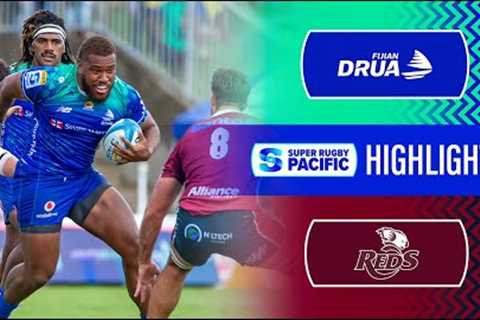 HIGHLIGHTS | FIJIAN DRUA v REDS | Super Rugby Pacific 2024 | Round 13