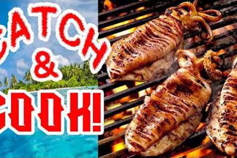Epic Boat Fishing Adventure: Catch &amp; Cook Fish &amp; Squid 🎣🦑🍽️