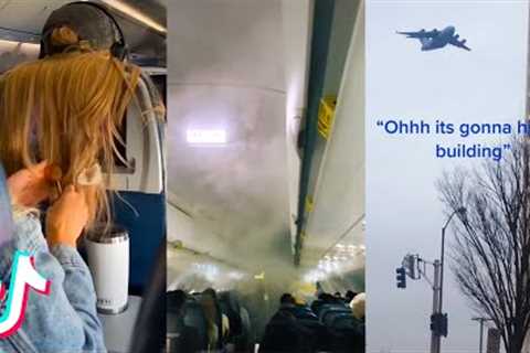 Airplane TikTok Compilation (Crash, Funny, SOS)