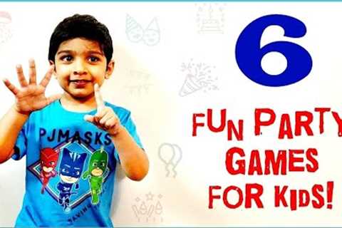 6 Fun and Easy Party Games for Kids |  Christmas Party Games | Birthday party game | Halloween Games