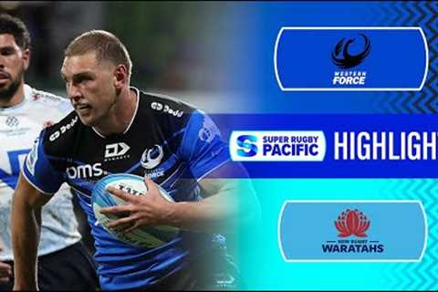 HIGHLIGHTS | FORCE v WARATAHS | Super Rugby Pacific 2024 | Round 13