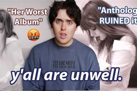reacting to your UNPOPULAR  Taylor Swift opinions  *ttpd version* 💀
