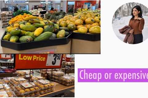 Regular Grocery shopping 🛒Bangladeshi student in canada 🇧🇩🇨🇦