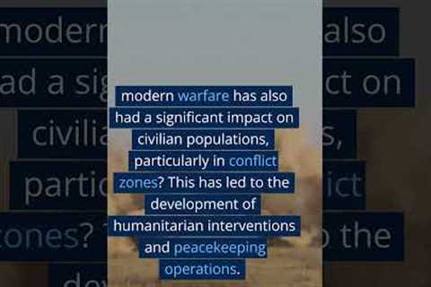 Military technology in Modern warfare