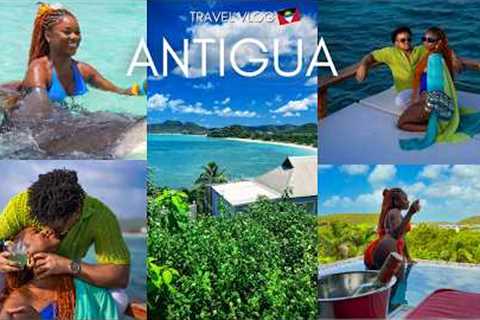 ANTIGUA TRAVEL VLOG! SWIMMING W/ STINGRAYS + FLOATING BAR PARTY + HOTEL REVIEW + MORE | CHEV B VLOGS