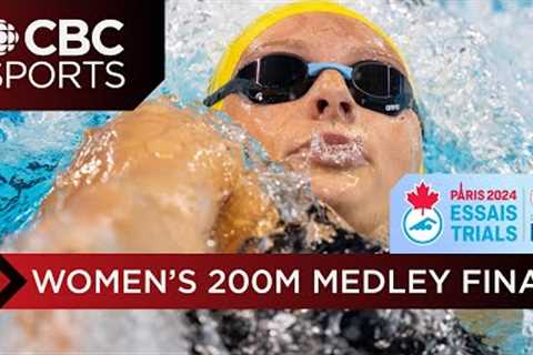 Summer McIntosh wins 200m medley, 4 Canadians qualify for Paris Olympics | CBC Sports