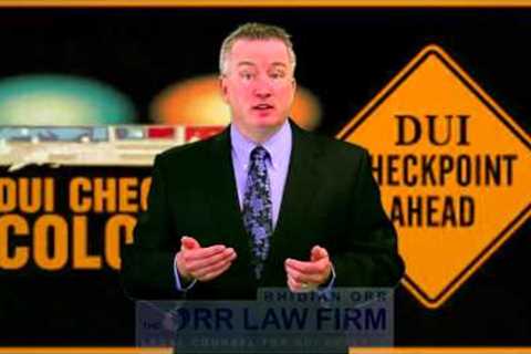 Approaching a DUI checkpoint in Colorado? Here's what to do...