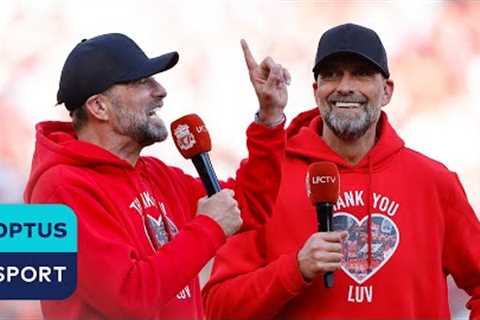 FAREWELL SPEECH: Jurgen Klopp addresses Liverpool fans at Anfield for the final time 🎤