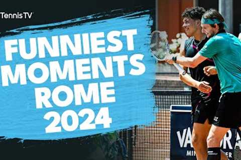 Phone Alarms, Tsitsipas Lucky Winners &amp; Shelton Shanks 😂 | Rome 2024 Funny Moments &amp; Fails