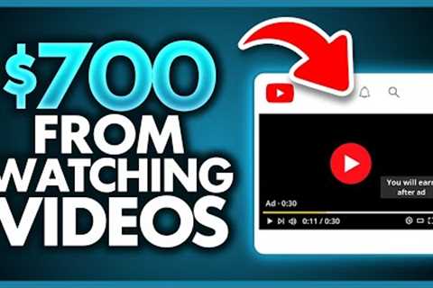 Earn Up to $700 Per Day Watching YouTube Videos (Make money online 2024) | Get Paid with PayPal