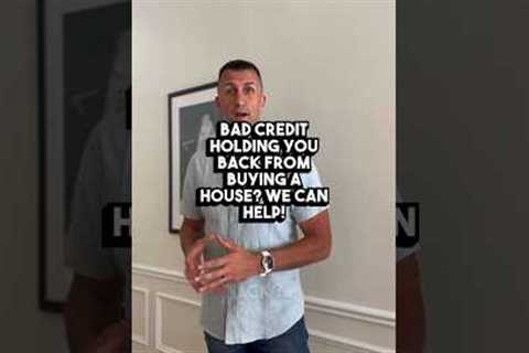 Are you looking to buy a house but have bad credit? We can help. #mortgage #creditrepair #realestate