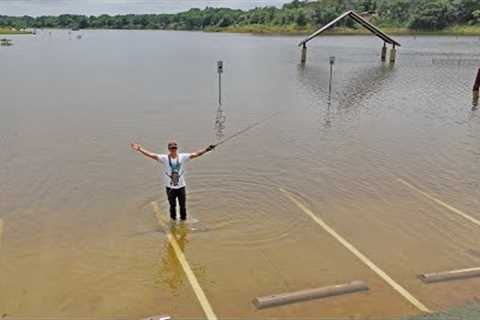 Catching Fish in Flooded Parking Lots