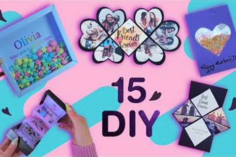 15 GIFT IDEAS FOR YOUR LOVED ONES - BFF GIFT Cards and more.. by GIRL CRAFTS