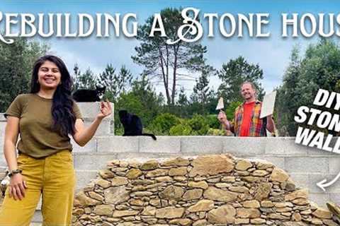 Challenge Accepted! BUILDING A STONE CABIN from scratch