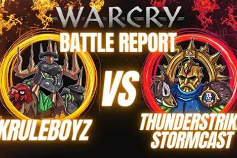 Warcry Battle Report: Kruleboyz vs Thunderstrike Stormcast