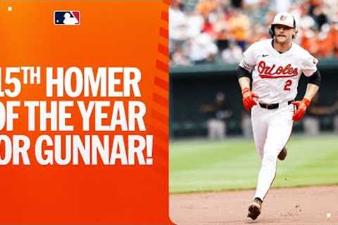 Gunnar Henderson slams his 15th home run of the season! (3rd straight game with a HR!)